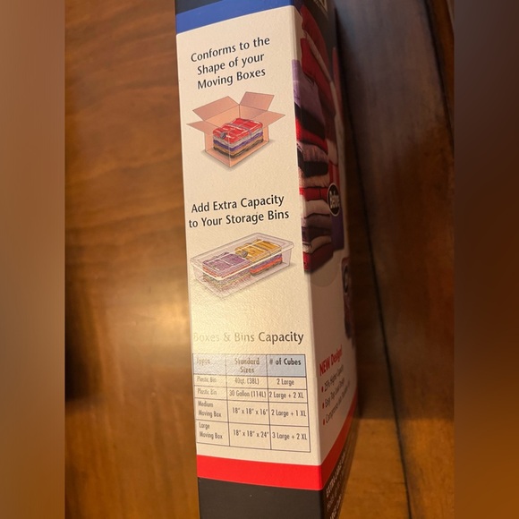 Original Space Bag Storage Products vacuum seal reusable contains 1 large & 1 XL - Picture 2 of 5